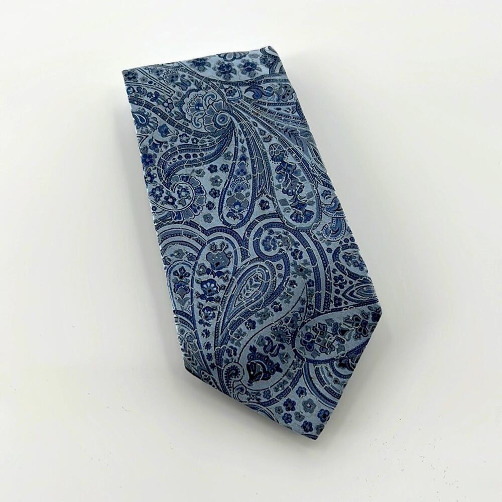 Corneliani 100% Seta Silk - Blue